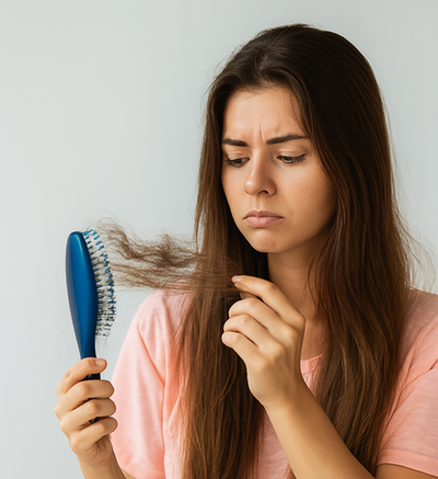Before treatment for Hair Fall Control
