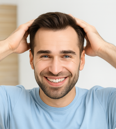 After treatment for Receding Hairline Treatment